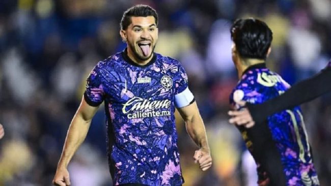 Henry Martín gol 1-0 al Santos Laguna en goleada del América 3-0 del 191024 en estadio de la Ciudad de los Deportes