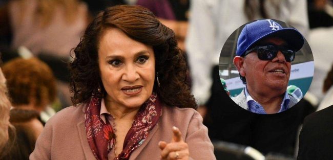 fotocomposición Dolores Padierna Fernando Valenzuela