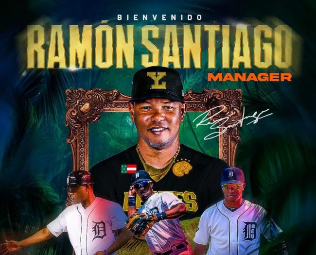 Ramón Santiago, anuncio de su llegada como mánager de los Leones de Yucatán, del 291124