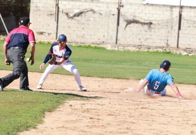 Senadores de la Morelos vs. Venados de la Marista, 2o fin de semana, 1o de la serie, 8×3, 1 del 021124 en Cordemex, 1er triunfo del campeón senadores en el torneo, tras dos derrotas