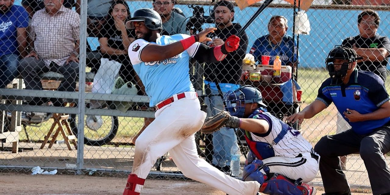Azulejos de la Dolores Otero vs. Rockies de San José Tecoh, 9a fecha, 2o de la serie, serie para los Azulejos, 5×4, 2 del 221224 en San José Tecoh