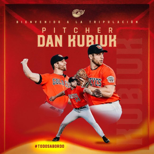 Daniel Kubiuk, relevista derecho contratado por los Piratas de Campeche, del 251224