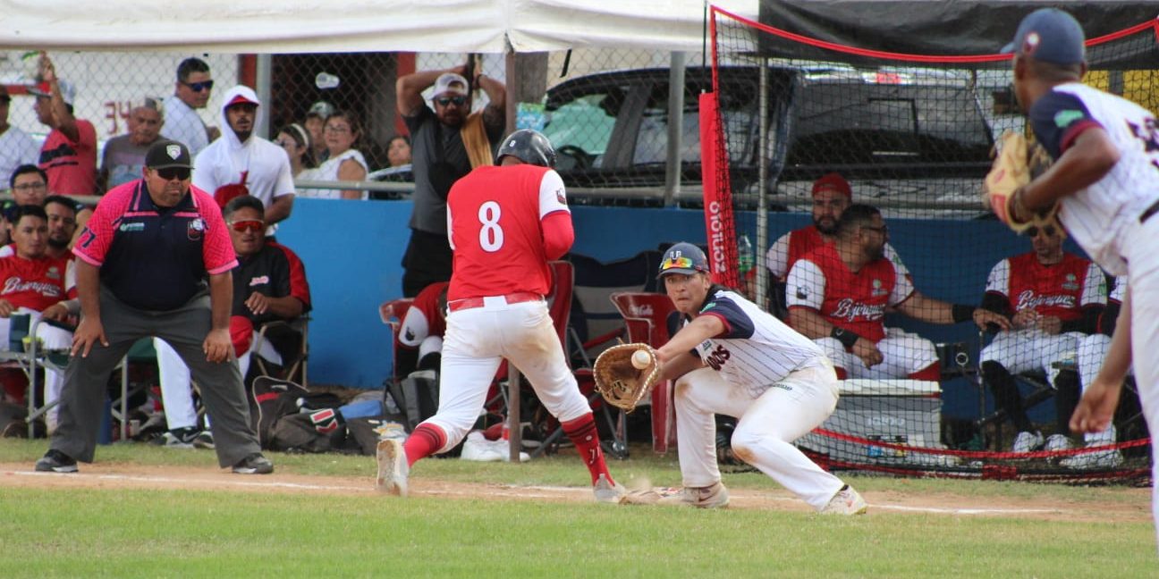 Diablos de la Bojórquez vs. Venados de la Marista, 10a semana, 2o de la serie, serie para los Diablos, serie empatada, 7×3, 2 del 291224 en parque de Cinco Colonias, Venados locales