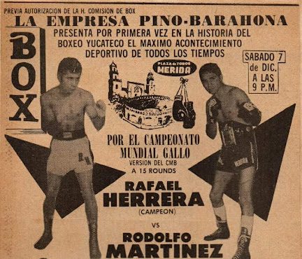 cartel rafael Herrera vs. Rodolfo Martínez y josé Medina vs. José Murillo Medel del 071274 plaza de toros Mérida 2