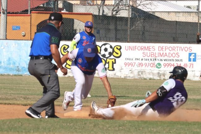 Rockies de San José Tecoh vs. Senadores de la Morelos, fecha 12, última del torneo regular, 1o y único de la serie, 7×6, 1 del 120125 en la Morelos