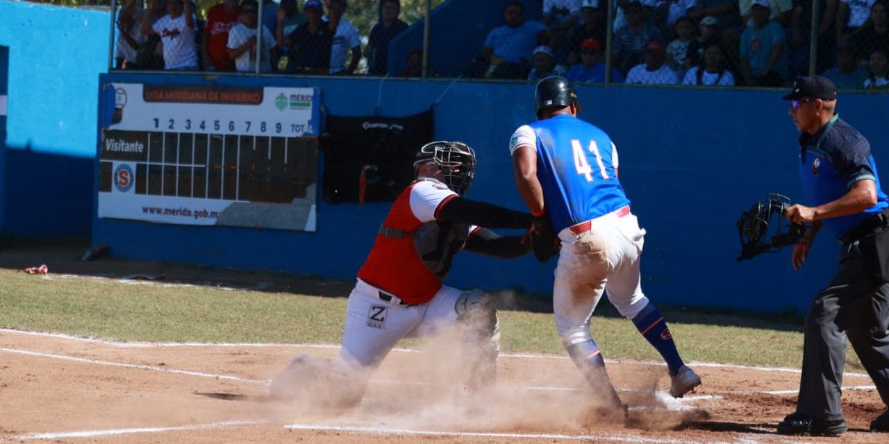 Senadores de la Morelos vs. Diablos de la Bojorquez, 1er juego semifinal, 14×6, del 180125 en la Morelos
