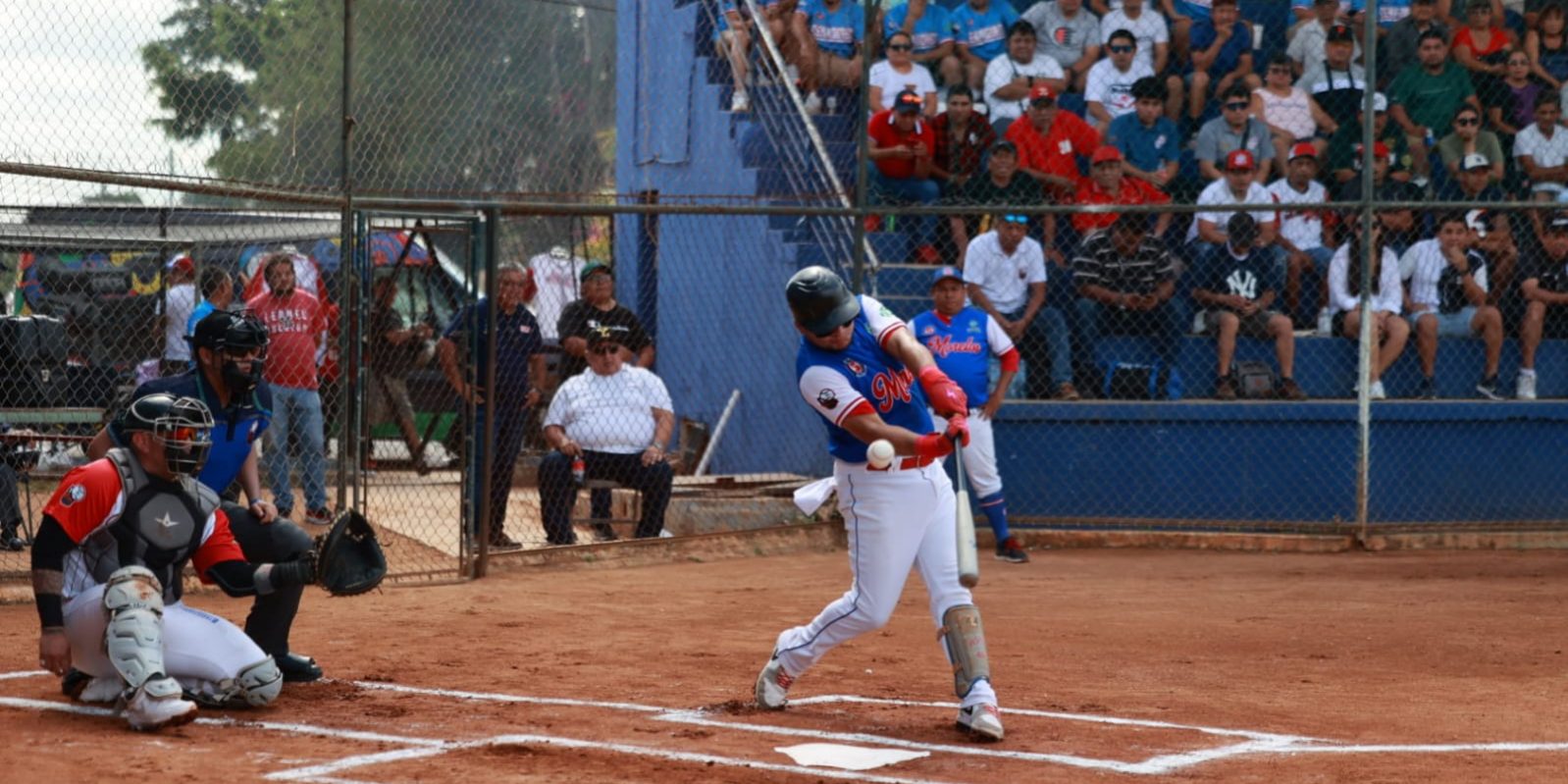 Senadores de la Morelos vs. Diablos de la Bojórquez, 2o juego semifinal, Senadores a la final, 7×2, 3 del 190125 en la Bojórquez con Diego Madero, bisteck, Édgar Tun y Mario Zapata