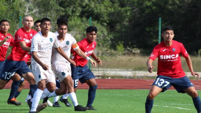 Tiburones de Progreso vs. Boston Cancún, fecha 14 torneo de liga de la Tercera División, 3-0, 4 del 250125 en Cancún
