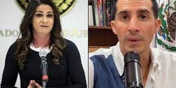 fotocomposicion Rommel Pacheco con Ana Gabriela Guevara