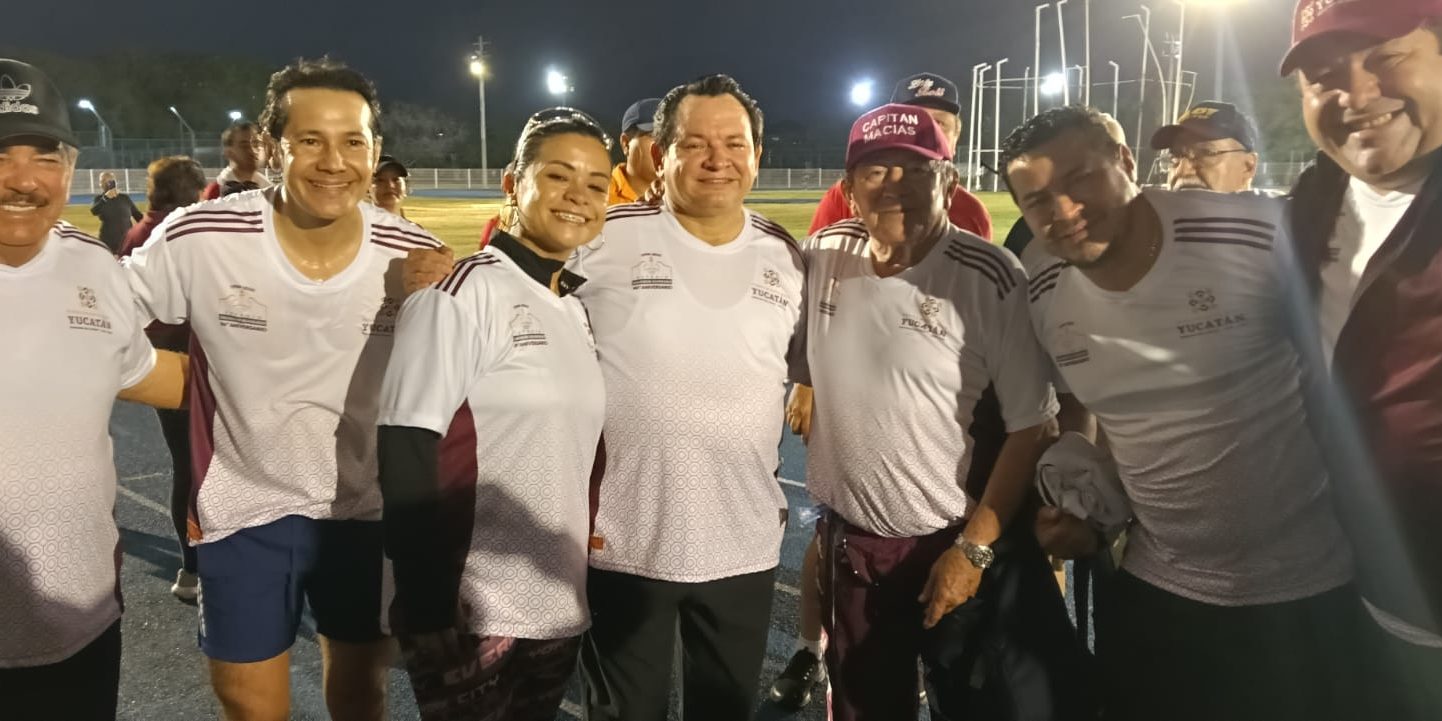 Joaquín Díaz Mena aniversario 86 del estadio Salvador Alvarado del 010225 con Leonel Macías Sánchez