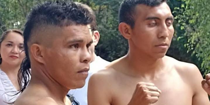 Roque Tejón Mex pesaje vs. Javier Caballito Nic, del 310125 en Valladolid