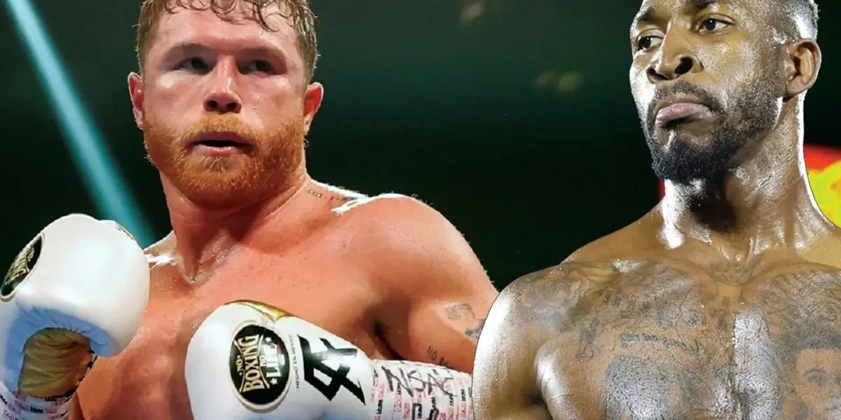 fotocomposición Saúl Canelo Álvarez con William Scull