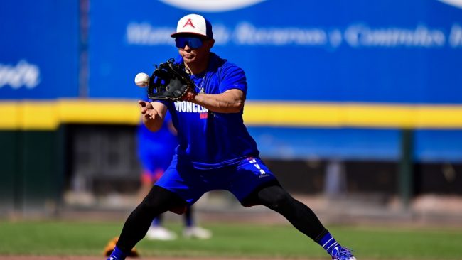 Aldo Núñez, pretemporada 2025 con los Acereros de Monclova