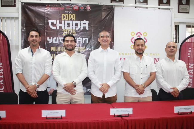 Edén Valle Salas, Sergio Martínez Loeza, presentación copa choda de jarate del 200325 en el IDEY