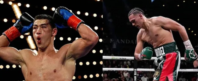 fotocomposición Dmitry Bivol vs. David Benavídez