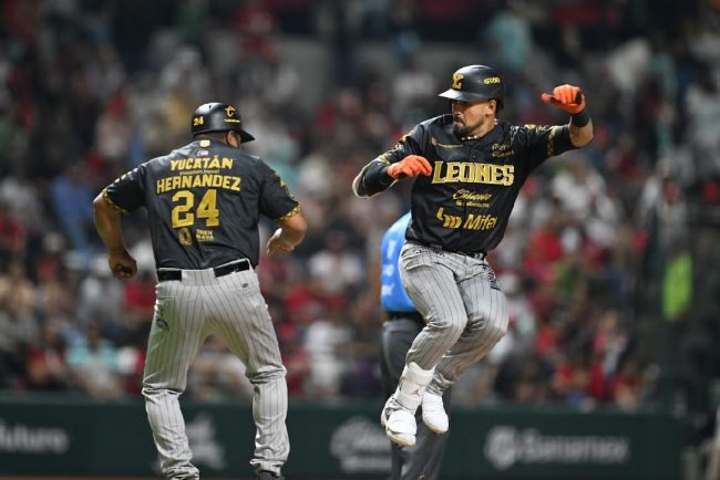 Leones de Yucatán vs. Diablos Rojos del México, juego 2 de la temporada, 2o de la serie, serie empatada, 16×6, del 180425 en la Ciudad de México