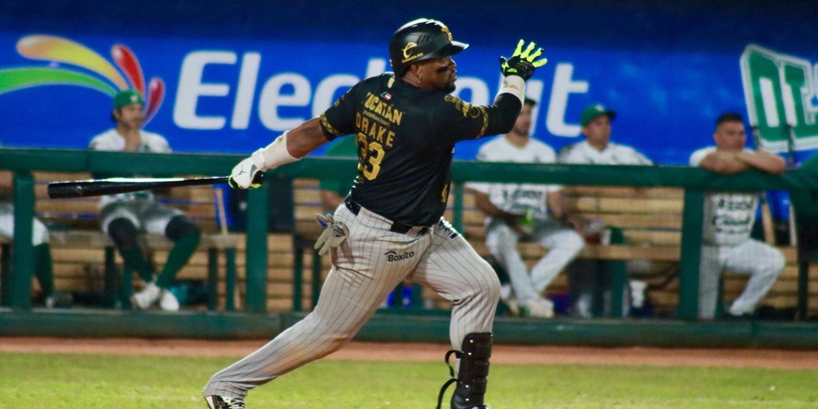 Leones de Yucatán vs. Olmecas de Tabasco, juego 6, 3o de la serie, serie para los Leones, del 230425 en Villahermosa, Yadir Drake