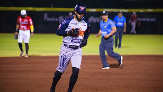 Tigres de Quintana Roo vs. Piratas de Campeche, 2 juego para ambos, 2o de la serie, serie empatada, 6×5, 5 del 190425 en Campeche, Gabriel Cancel, jonrón solitario en la 2a