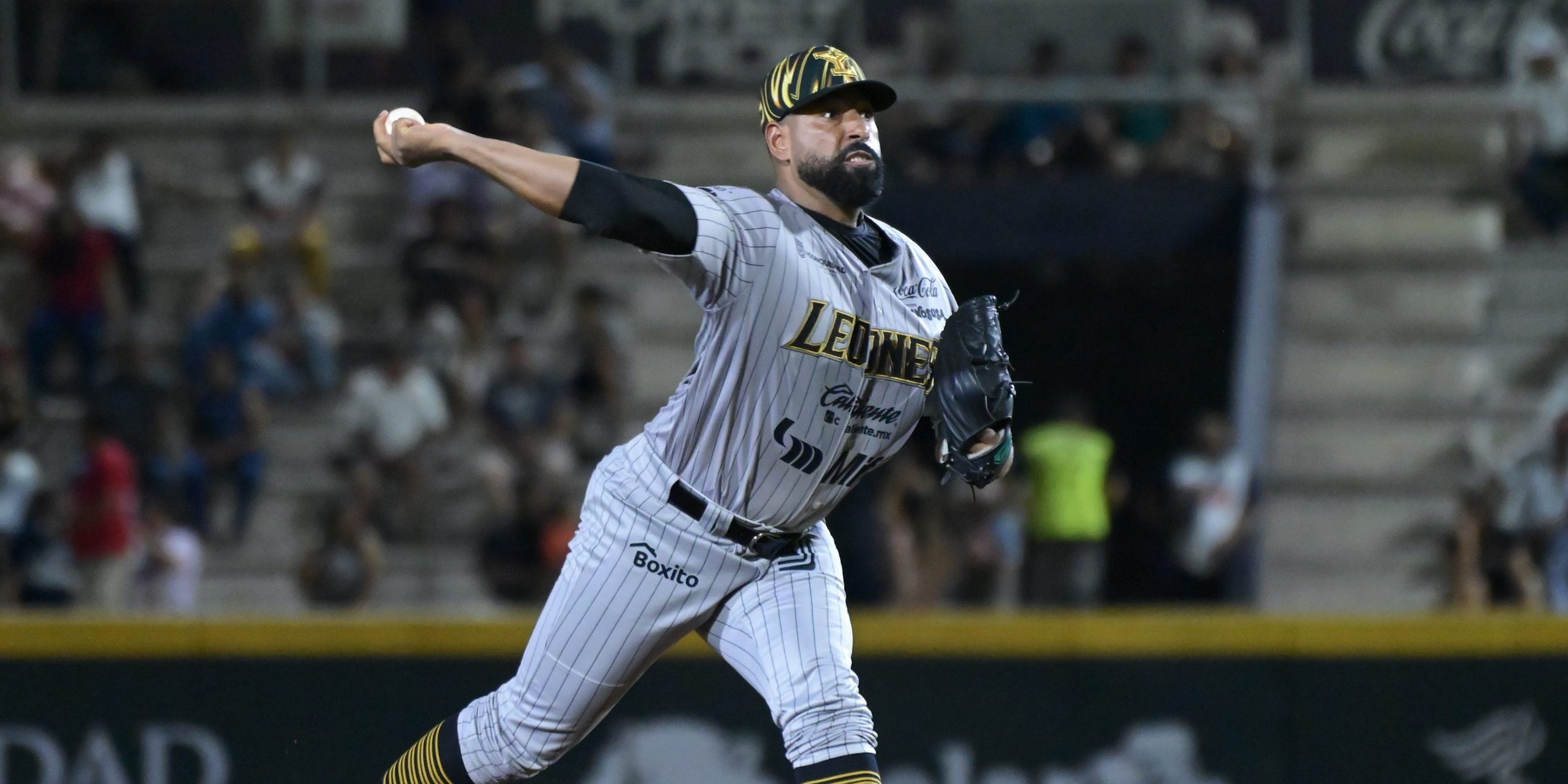 Leones de Yucatán vs. Tigres de Quintana Roo, juego 25, 1o de la serie, 3×1, 11 del 160525 en Cancún, César Valdez, abridor y ganador