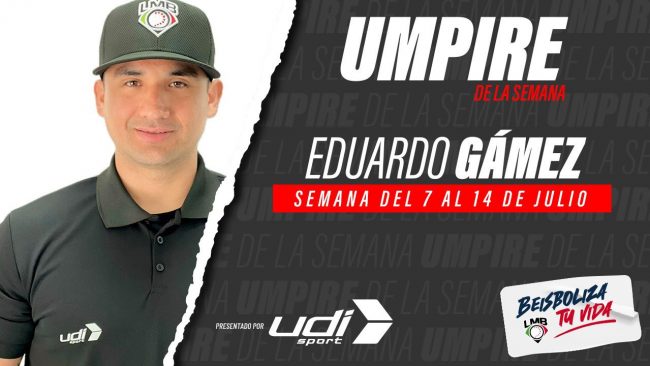 Umpire Eduardo Gámez