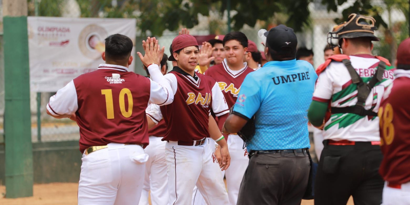 Baja California vs. Yucatán sóftbol olimpiada nacional 21×0 del 120625 en el Club Campestre