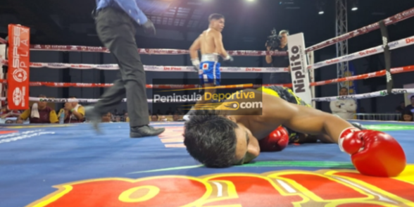 Daniel Tortuga Garrido vs. Kevin Indili gkot 1 al 1 34 del 200625 en Mérida con marca de agua