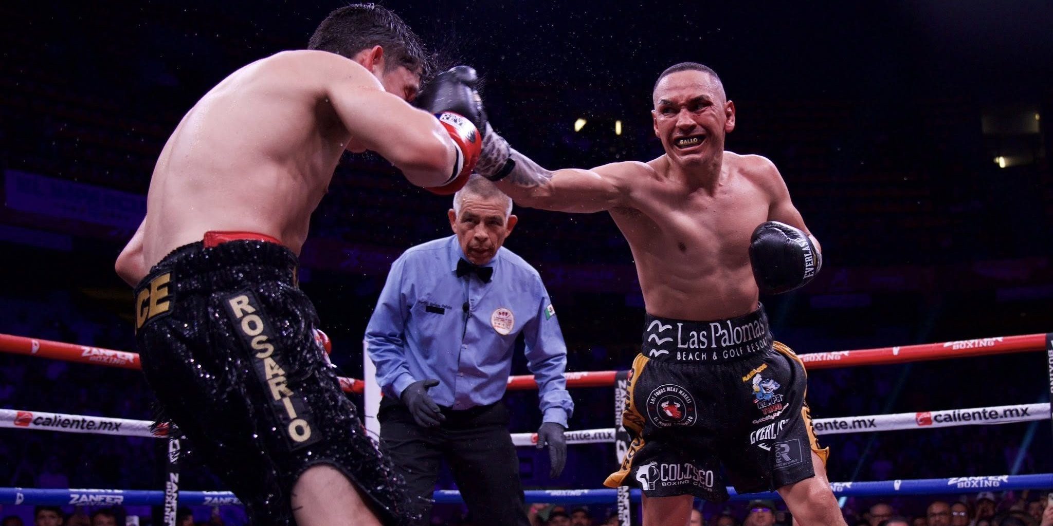 Juan Francisco Gallo Estrada vs. Karim Arce, gdu 10 del 140625 en Hemrosillo con réferi Porfirio Peñato