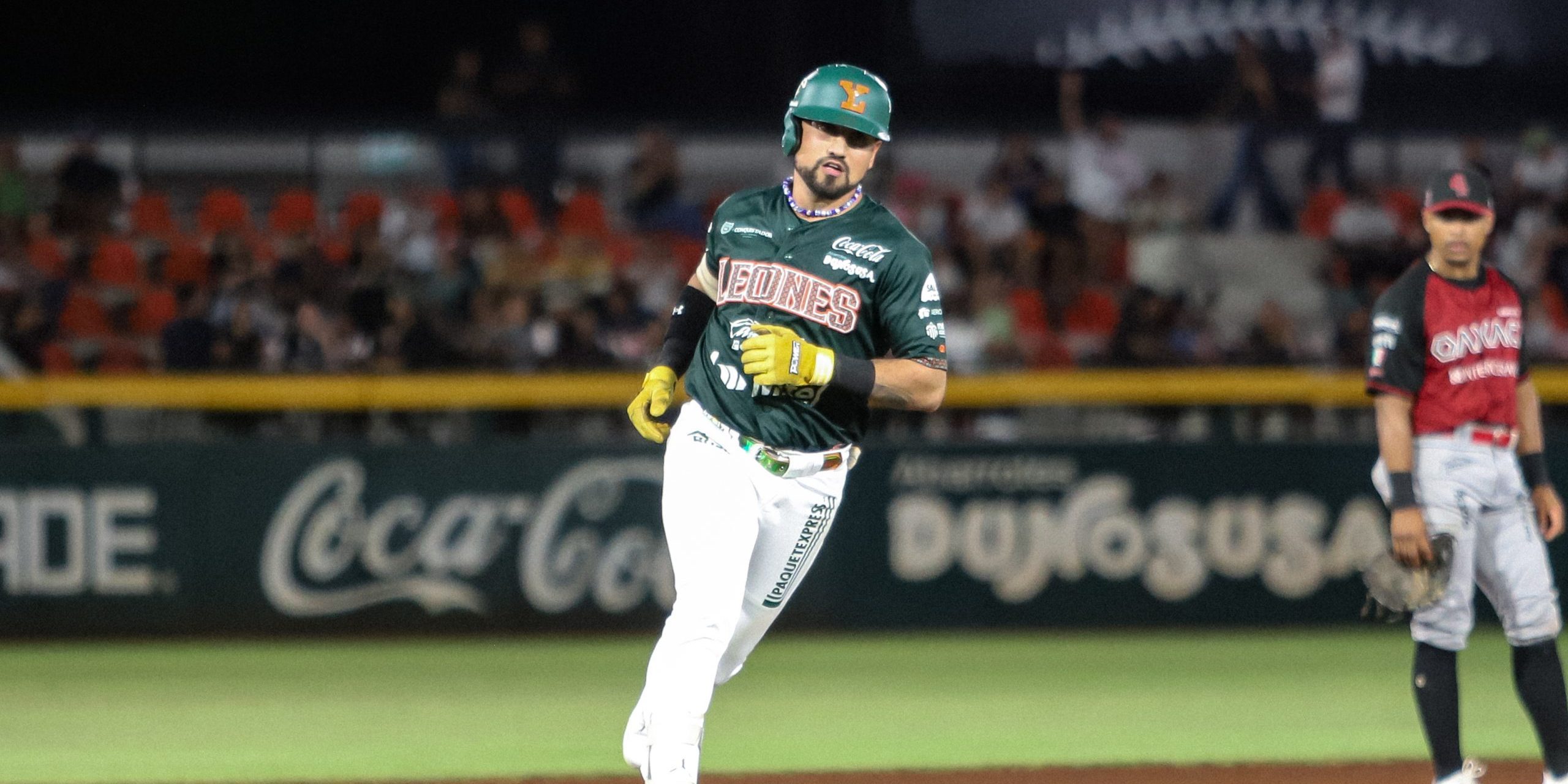 Leones de Yucatán vs. Guerreros de Oaxaca, 1o de la serie, 5×4, del 060625 en Mérida, Norberto Obeso, segundo jonrón en días consecutivos