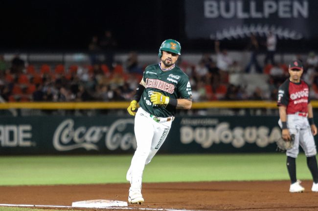 Leones de Yucatán vs. Guerreros de Oaxaca, 1o de la serie, 5×4, del 060625 en Mérida, Norberto Obeso, segundo jonrón en días consecutivos
