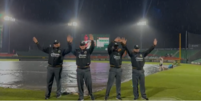 Leones de Yucatán vs. Toros de Tijuana, juego 57, 3o de la serie, serie para los Toros, suspendido por lluvia antes del inicio, serie 19, serie 13 perdida, del 220625 en Mérida