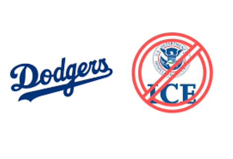 fotocomposición dodgers ice