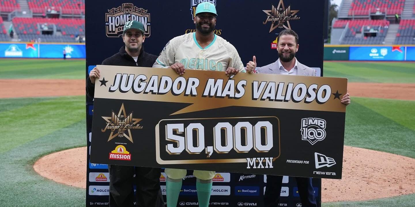 Art Charles, Jugador Más Valioso del Juego de Estrellas de la Liga Mexicana de Béisbol, del 300625 en la Ciudad de México