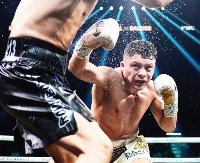 Isaac Pittbull Cruz vs. Omar Salcido, gdu, del 190725 en Las Vegas