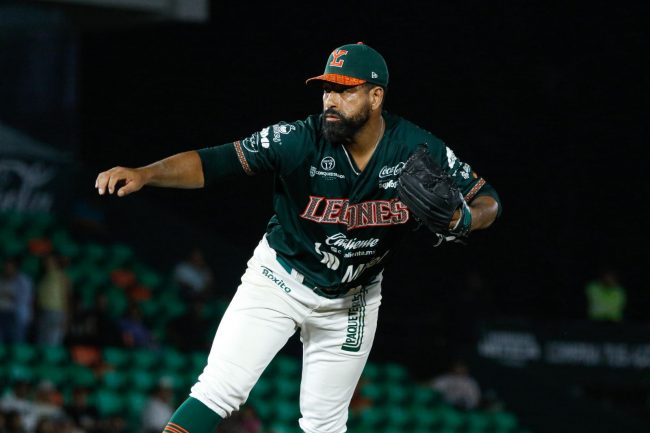 Leones de Yucatán vs. Águila de Veracruz, juego 84, 1o de la serie, 3×2, del 290725 en Mérida, César Valdez, abridor y ganador, se puso 6-5
