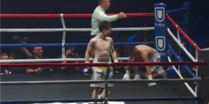 Ricardo El Niño Sandoval vs. Kenshiro Teraji gdd12 ganó el campeonato mundial mosca unificado del CMB y AMB 1 del 300725 en Yokohama