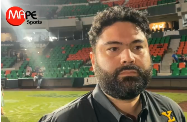 Erik Arellano Hernández, declaraciones eliminación de los Leones barrida ante los Diablos, del 130825 en Mérida