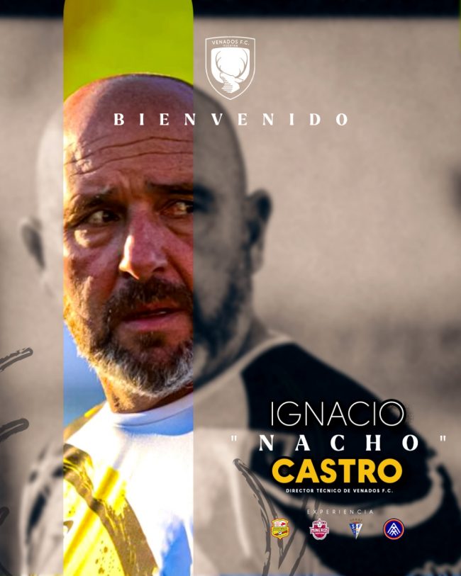 Ignacio Castro, designado uevo D.T de los Venados de Yucatán, del 210825 en Mérida