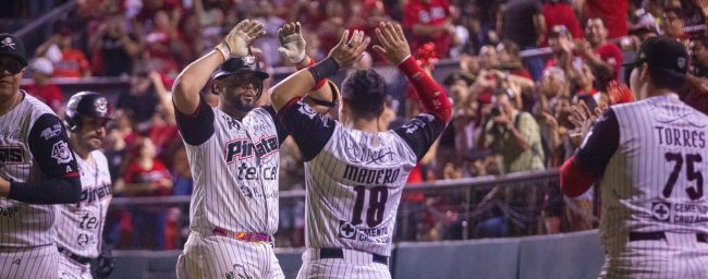 Piratas de Campeche vs. Diablos Rojos del México, 3er juego serie del sur, ventaja campeche 2-1, 5×2, 1 del 020925 en Campeche, Francisco peña jonrón solitario en la 7a